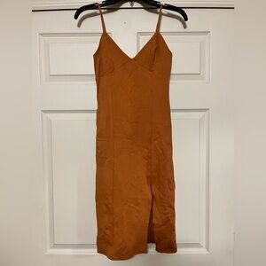 Brown Forever 21 Spaghetti Strap dress